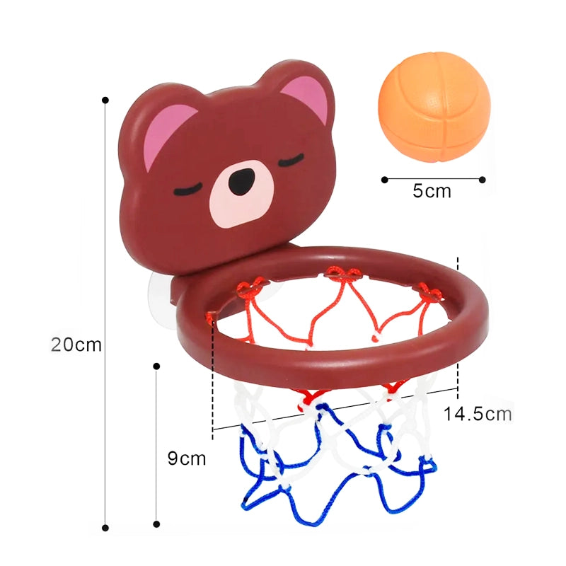 Brinquedo Para Banheira Bebê, Brinquedo Para Banheira De Bebê, Cesta De Basquete Infantil