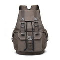 Mochila Canvas Masculina, Mochila de Lona Masculina Impermeável, Mochila Escolar de Lona Masculina