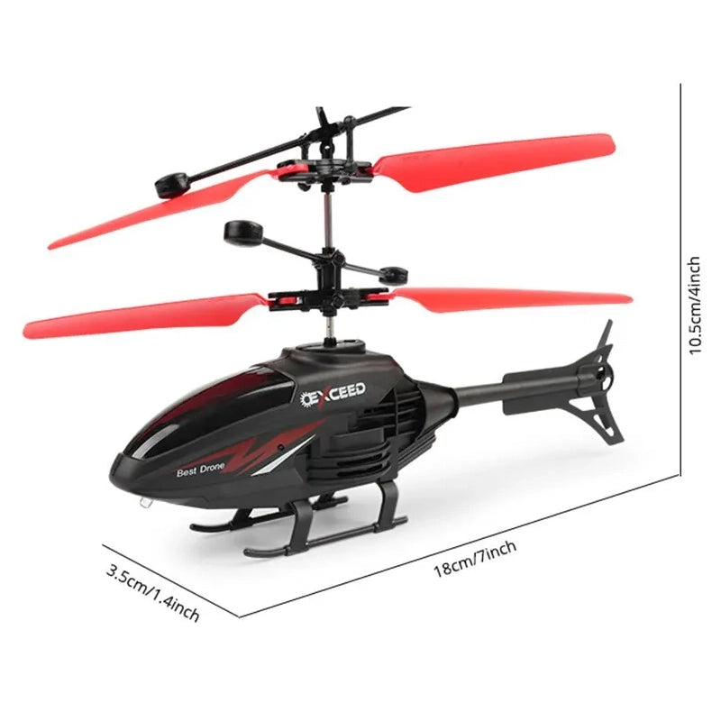 Mini Helicóptero de Controle Remoto, Brinquedo de Helicóptero de Controle Remoto, Helicóptero de Controle Remoto