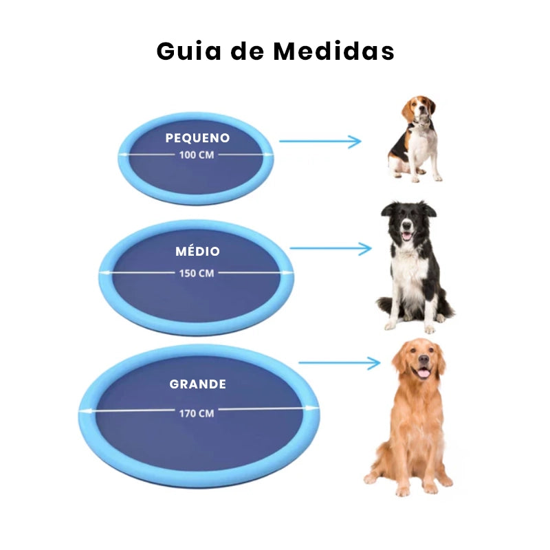 Piscina Inflável Para Cachorro, Piscina Para Cachorro 100 Litros, Piscina Para Cachorro De Plástico